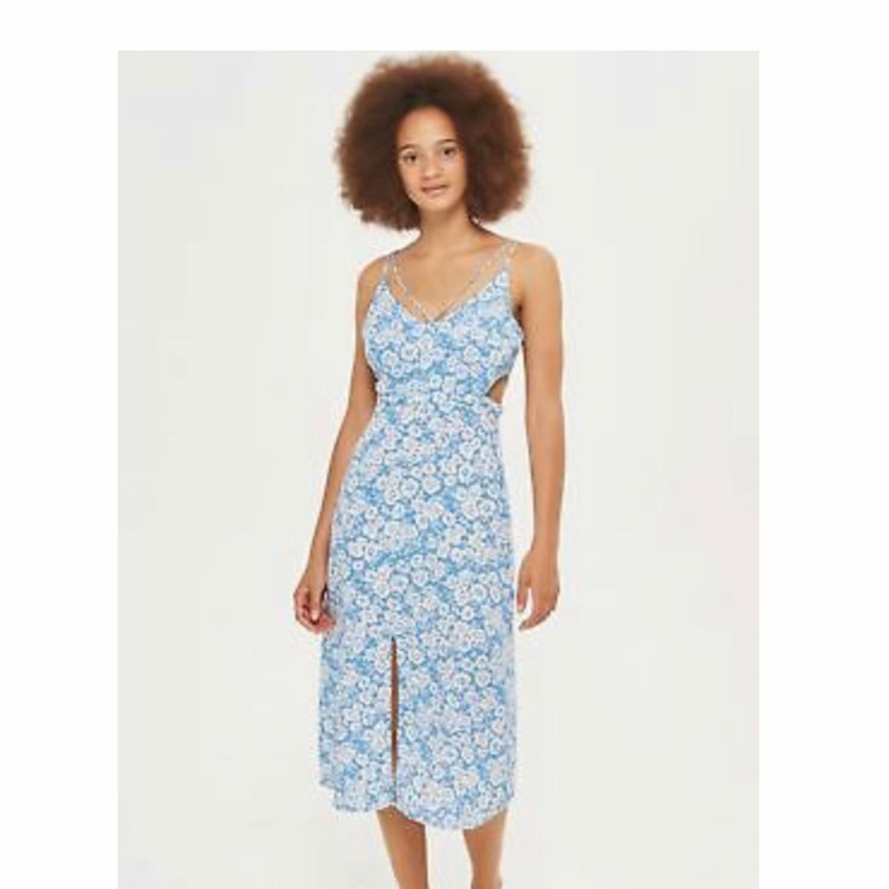 TopShop Floral slip  Dress size 2